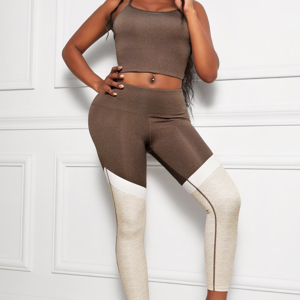 Sports Cami and Leggings Set